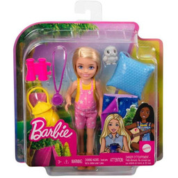 Mattel, Zestaw Barbie Kemping Chelsea Lalka + śpiwór