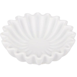 Taca salaterka dekoracyjna biała 5x15x15 181537