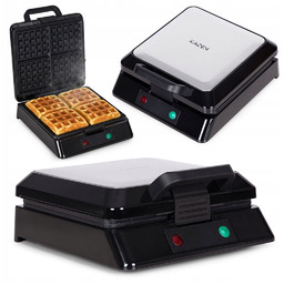 Gofrownica Na 4 Gofry Nieprzywierająca Powłoka 1080-1300W