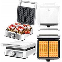 Profesjonalna Gofrownica Mpm Reg. Temperatury Duże Chrupiące Gofry