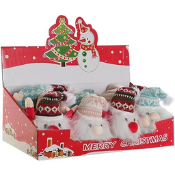 Item Expositor 12 Pluszaki Święty Mikołaj 14 cm