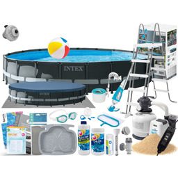 Basen Intex 732x132 Ogrodowy Stelażowy 26340GN 23w1 +
