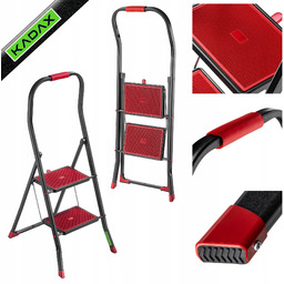 Drabina Drabinka Domowa 2 Stopniowa Składana Stalowa 150kg