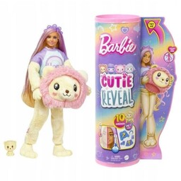 Barbie Cutie Reveal lalka Barbie Lew zwierzątko HKR06