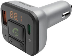 Hama 14169 USB USB-C Srebrno-czarny Transmiter FM