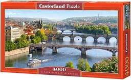 Castorland CSC400096 Hobby Panoramiczne mosty Wełtawy w Pradze