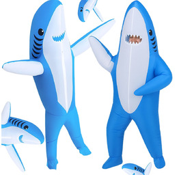 Dmuchany Kostium Rekin Shark Ryba Na Halloween Party