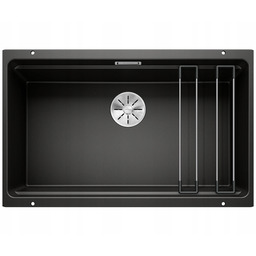 Zlew Blanco Etagon 700-U Czarny 525891+GRATIS