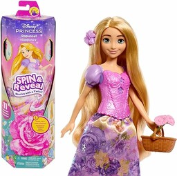 Mattel Disney Księżniczka Roszpunka Lalka Zakręć i odkryj