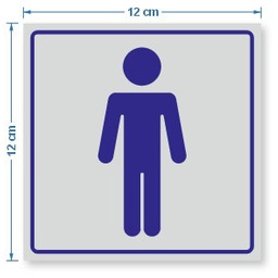 Toaleta MĘSKA piktogram
