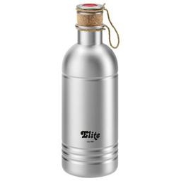 ELITE Bidon Vintage Alu 600 ml Srebrny
