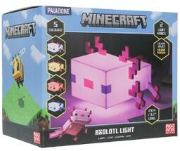 Paladone Minecraft Wielokolorowa Axolotl Lampka