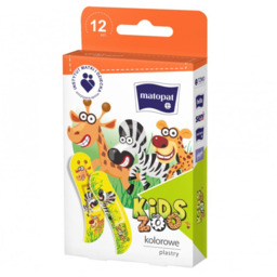 Plastry z opatrunkiem dla dzieci Kids ZOO Matopat