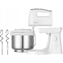 Mikser ręczny z Misą obrotową Sencor SHM6206SS 500W