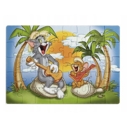 PUZZLE TOM I JERRY KOT MYSZKA BAJKA A3