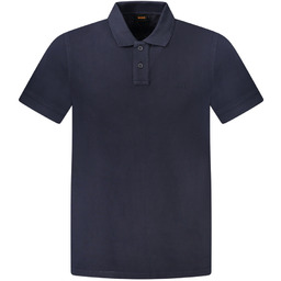 HUGO BOSS POLO KRÓTKI RĘKAW MĘSKI NIEBIESKI