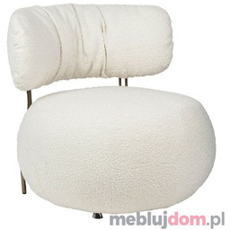 Fotel LOW TEDDY Biały