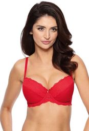 Koronkowy biustonosz push-up Scarlet