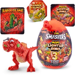 ZURU SMASHERS 7473A Mini Light-Up Dino T-Rex