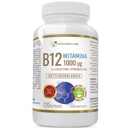 PROGRESS LABS Witamina B12 1000mcg 120caps