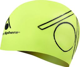 Czepek do pływania aqua sphere tri cap czarno/zielony
