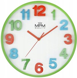 Kolorowy Zegar Ścienny Mpm E01.4186.40 30 cm