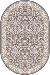 Dywan wełniany owalny Agnella Isfahan Itamar antracytowy