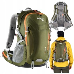 Plecak Ewakuacyjny Trekkingowy Taktyczny Wojskowy Podróżny Zielony 40L