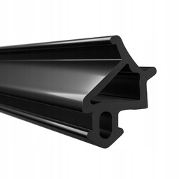Uszczelka do Okien Ramę Okna Elastyczna Czarna Epdm