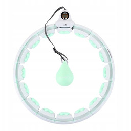 HHW06 Hula Hop Green Z Wypustkami I Obciążnikiem