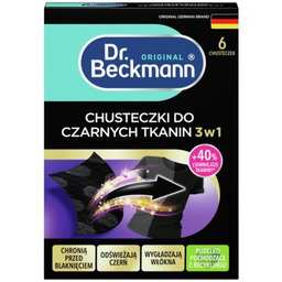 DR BECKMANN Chusteczki do prania przywracające czerń (6