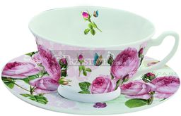 PORCELANOWA FILIŻANKA DO HERBATY - Romantic Roses -