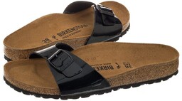 Klapki Birkenstock Madrid Patent Black 040303 (BK6-b)