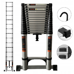 Drabina aluminiowa teleskopowa składana przystawna rozsuwana 15 stopni