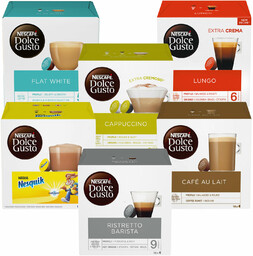 ZESTAW - MIX Kapsułki Nescafé Dolce Gusto 6x16