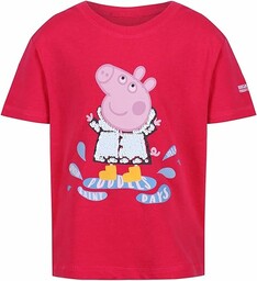 Regatta Dziecięcy t-shirt Peppa Tee różowy Bright Blush