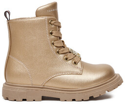Botki Tommy Hilfiger T1A5-33562-0376 M Złoty