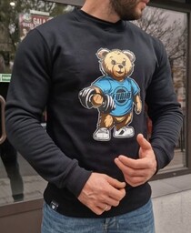 Bluza czarna Teddy męska Furia