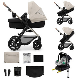 KINDERKRAFT Wózek wielofunkcyjny Moov 2 4w1 Szary