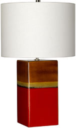 Elstead Lighting Lampa stołowa Alba Rouge ceramiczna oprawa