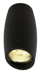 LOVE lampa sufitowa tuba zaokrąglona czarny nowoczesny C0159