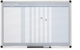 Tablica planu frekwencji MABEL, magnetyczna, 900x600 mm