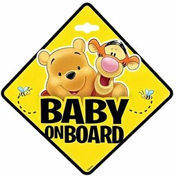 DISNEY Tabliczka Baby On Board Kubuś Puchatek