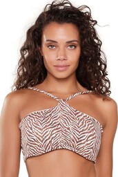 Biustonosz kąpielowy 7206BB zebra print