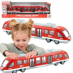 Miejski Tramwaj Czerwony Światło Dźwięk Askato