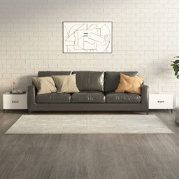 vidaXL Stoliki kawowe z metalowymi nogami, 2 szt.,
