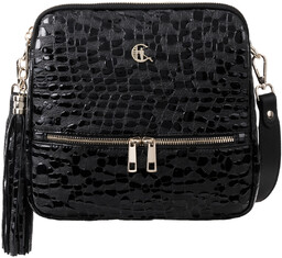 Torebka listonoszka Canaletto ze skóry naturalnej o unikalnym