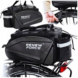 Torba Na Bagażnik Rowerowy Sakwa Rowerowa Wodoodporna Tylna