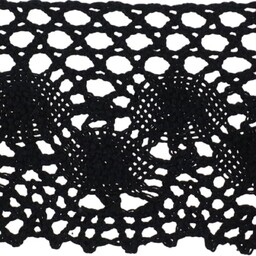 Koronka Bawełniana C 214 ( Czarna )