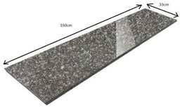 Parapet Stopnica granitowa polerowana Królewski Brąz G664 180x33x2